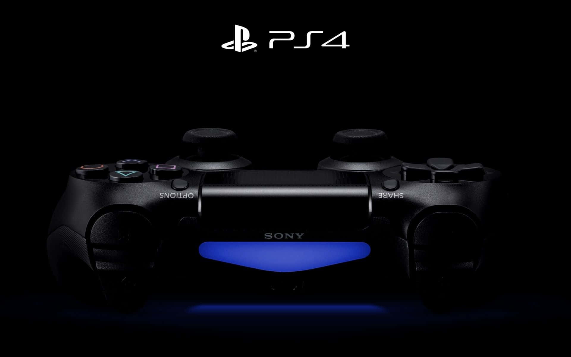 Get Ready To Level Up Your Gaming Experience With This Dynamic Ps4 Theme. Background