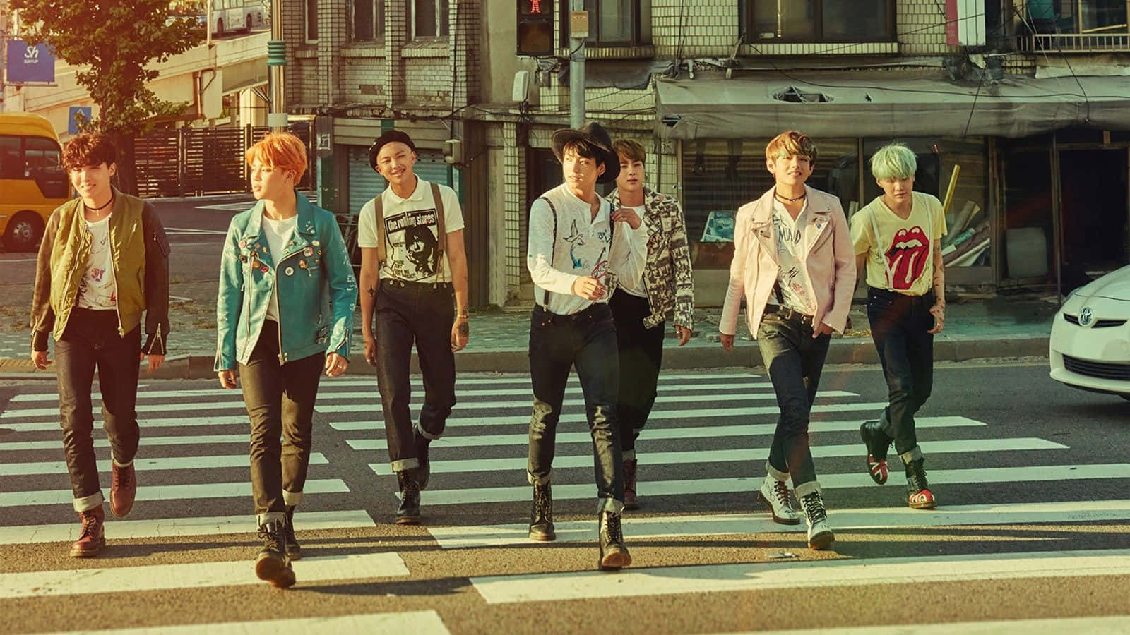 Get Ready To Party With Bts And Mac Background