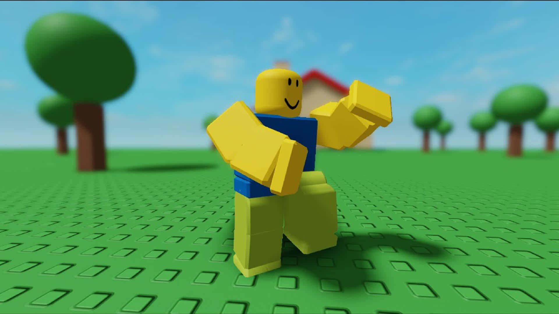 Get Ready To Plat And Create With Cutr Noobs On Roblox Background