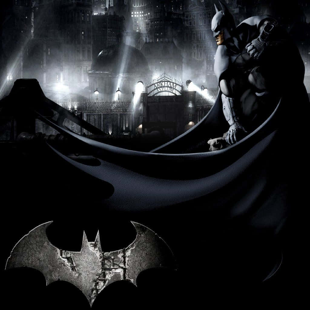 Get Ready To Play Batman Games On The Sleek Dark Knight Themed Tablet Background