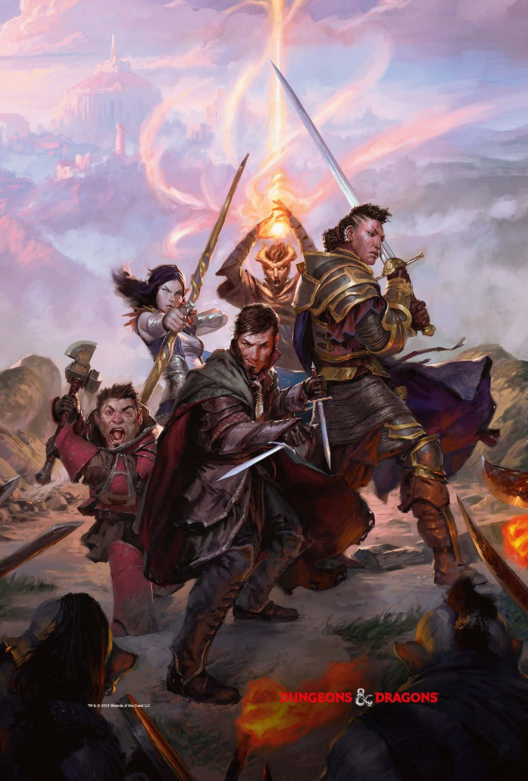 Get Ready To Play With The Dungeons And Dragons Phone Background