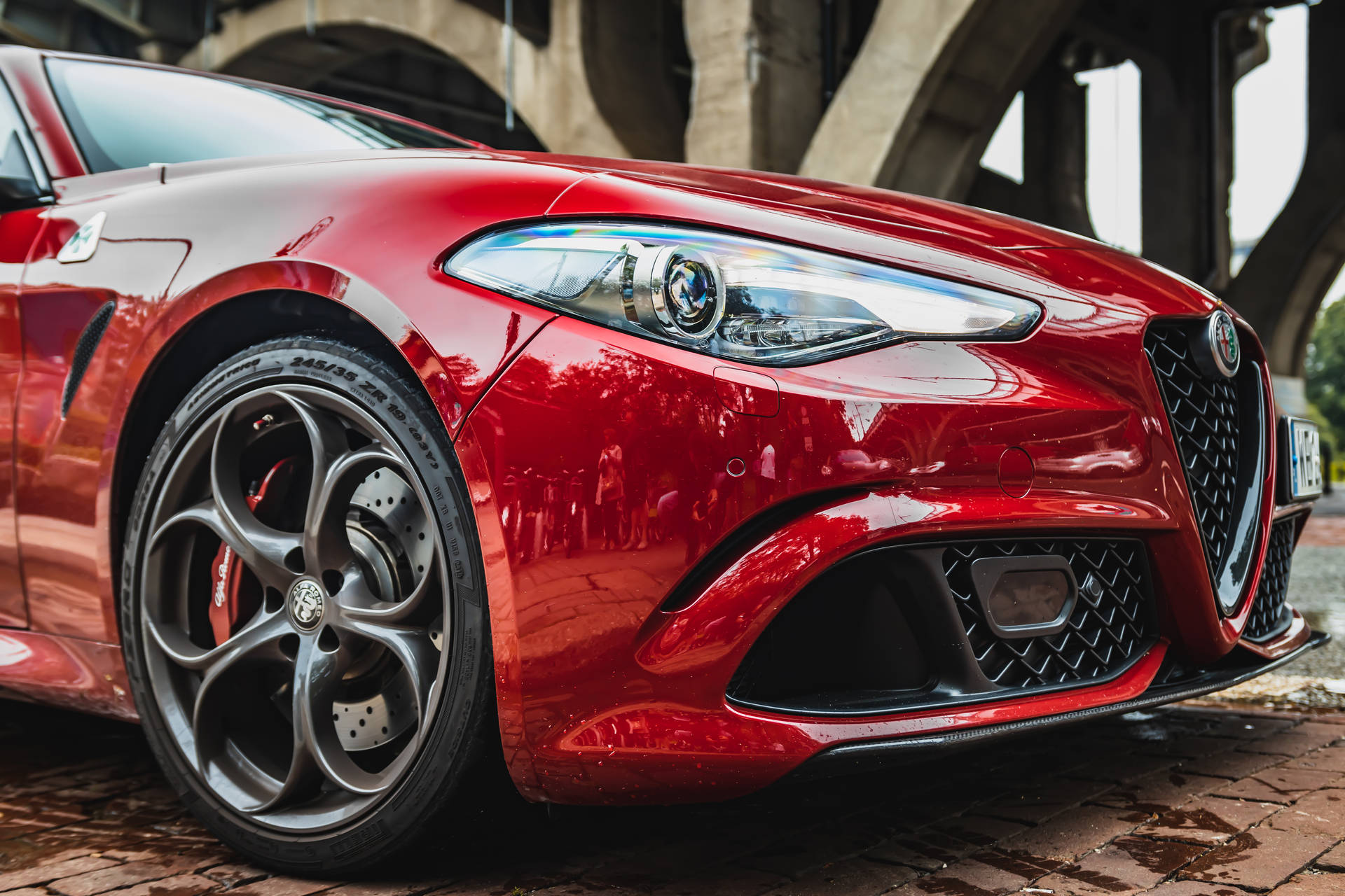 Get Ready To Rev Your Engines With The Alfa Romeo Giulia Background