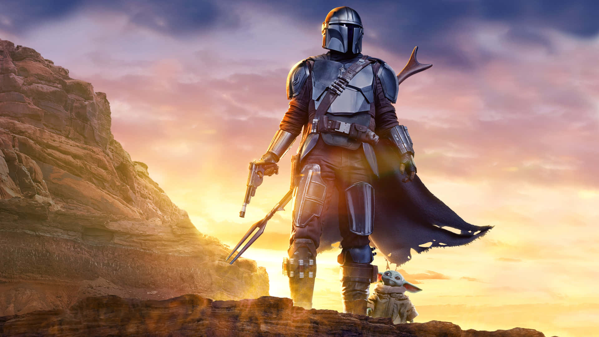 Get Ready To Ride The Razor Crest In Ultimate Style With The Mandalorian Pc! Background