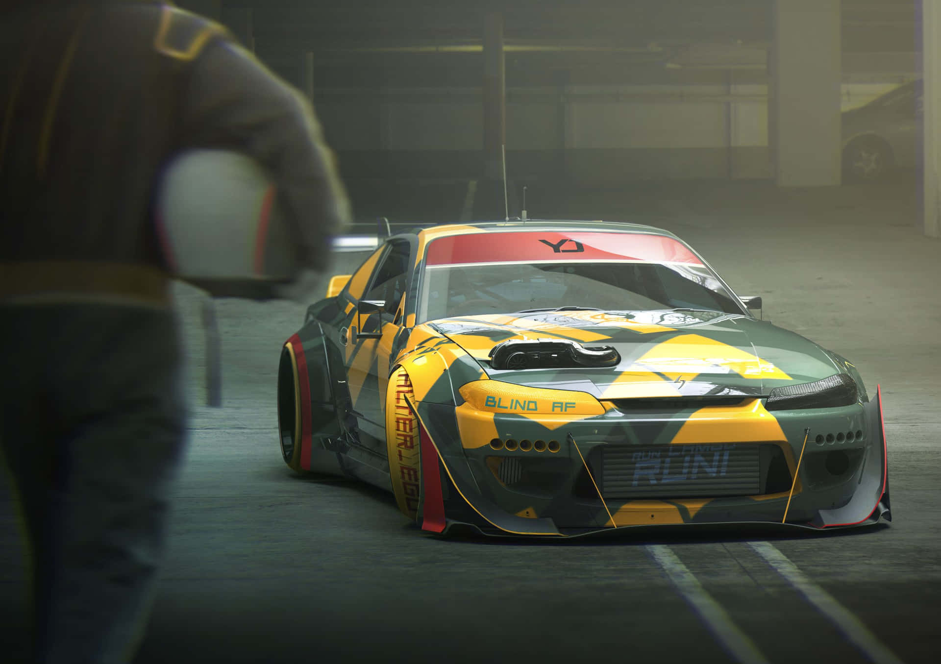 Get Ready To Rule The Road With The Sleek And Stylish Nissan Silvia S15. Background