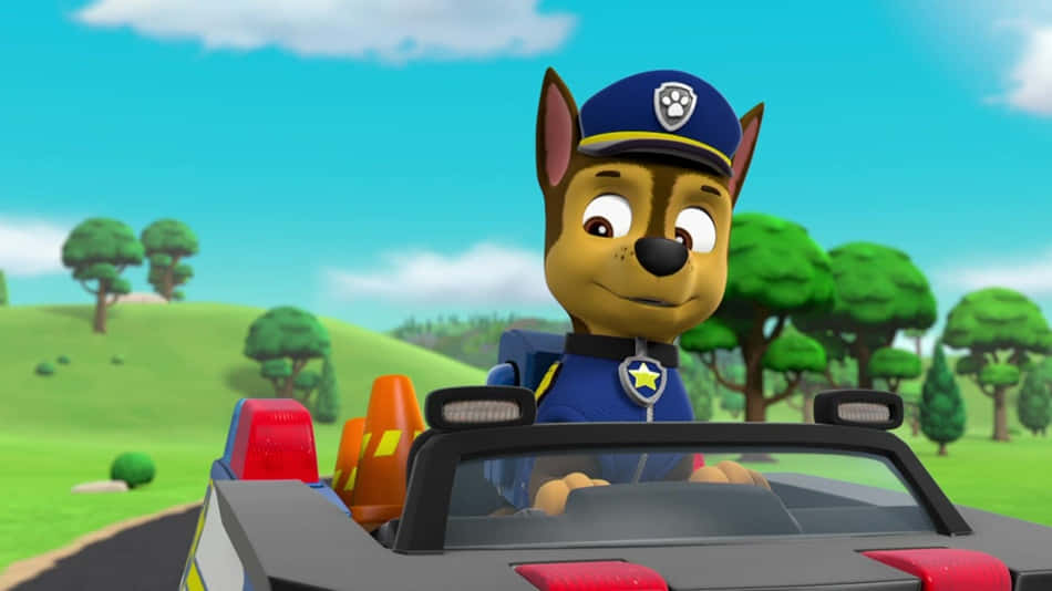 Get Ready To Save The Day With Chase From Paw Patrol! Background