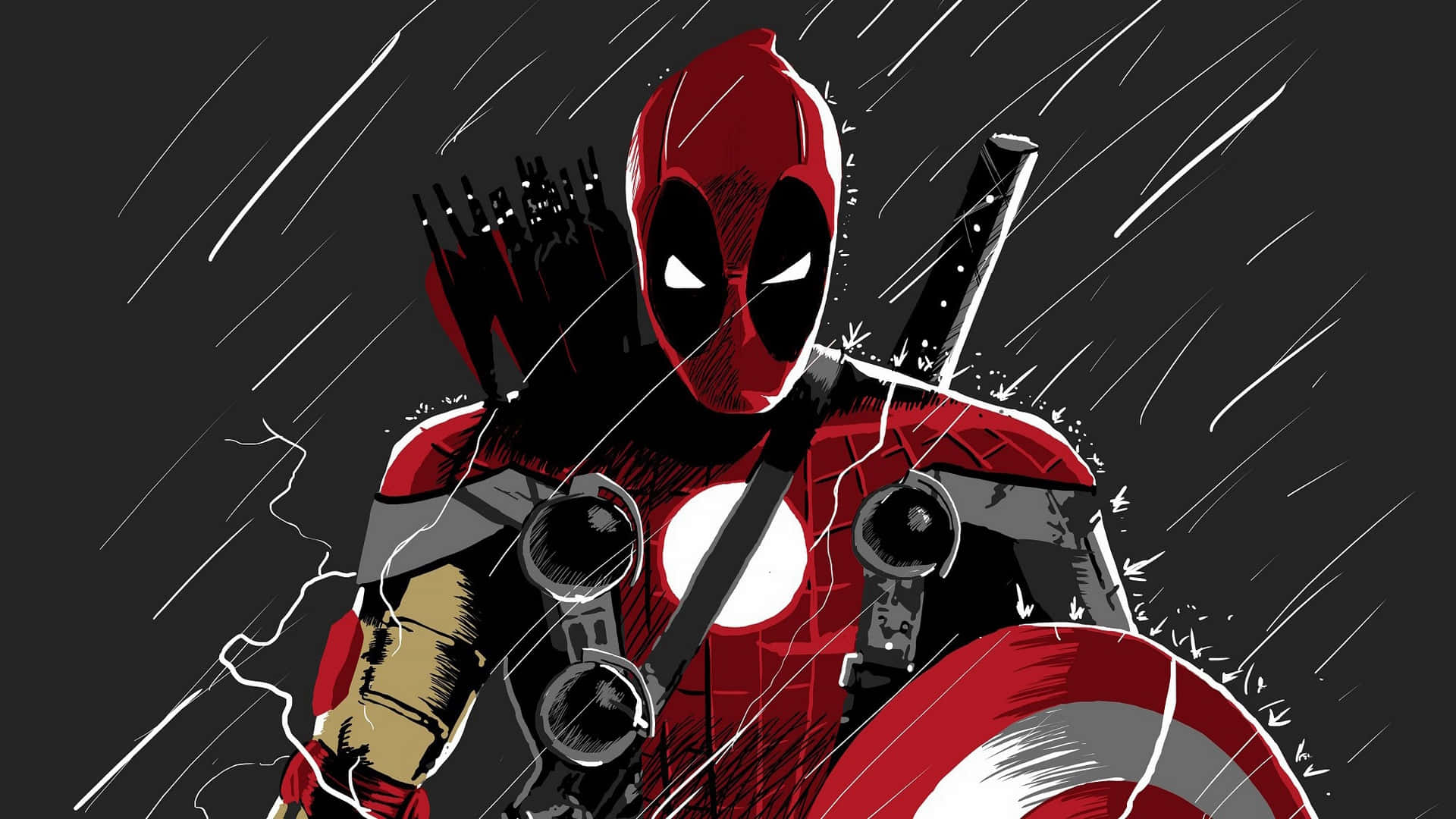 Get Ready To See Some Deadpool Mayhem! Background