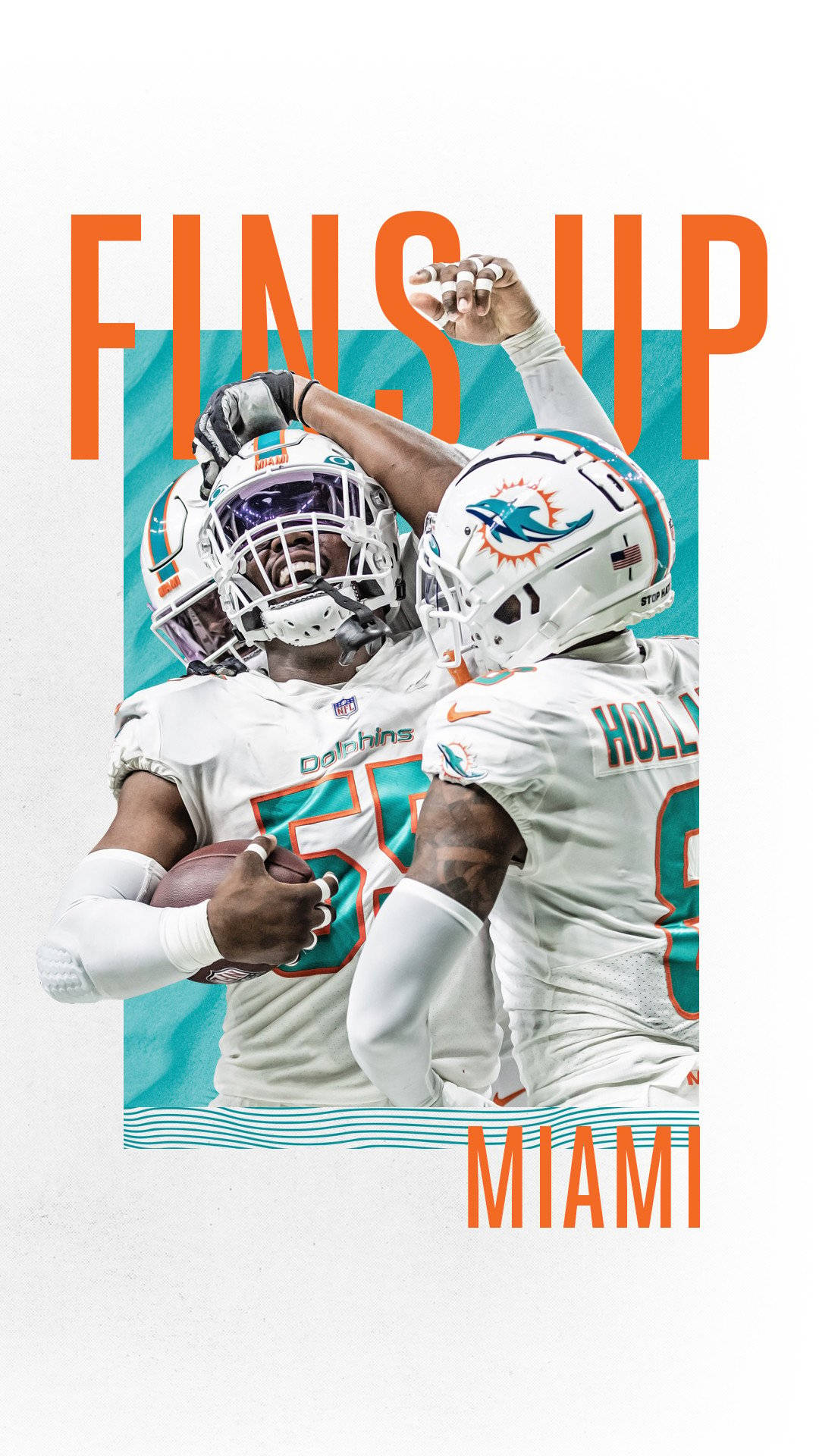 Get Ready To Show Your Miami Dolphins Fan Pride With This Awesome Iphone Background