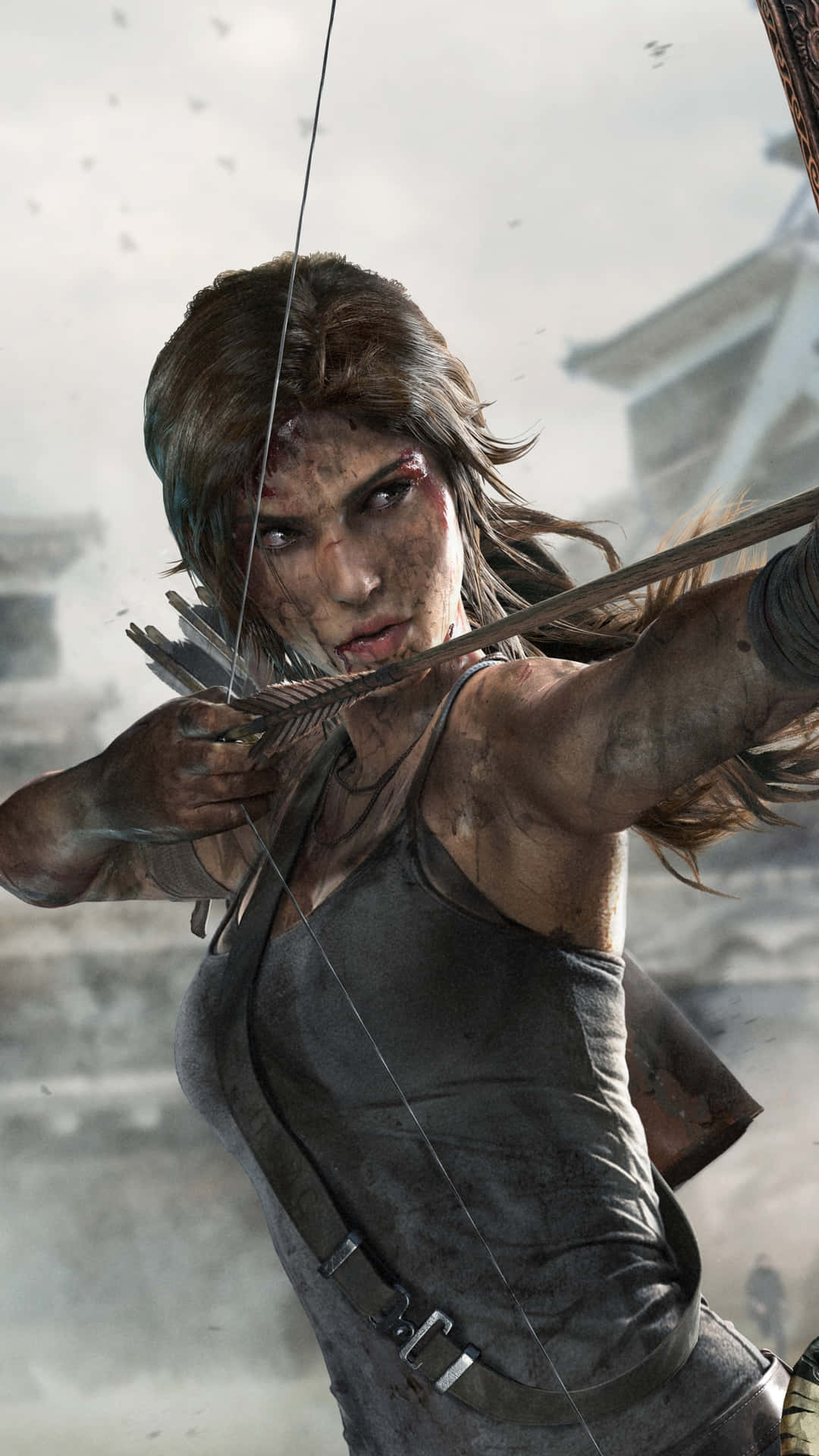 Get Ready To Slay With The Tomb Raider Iphone 5s Background