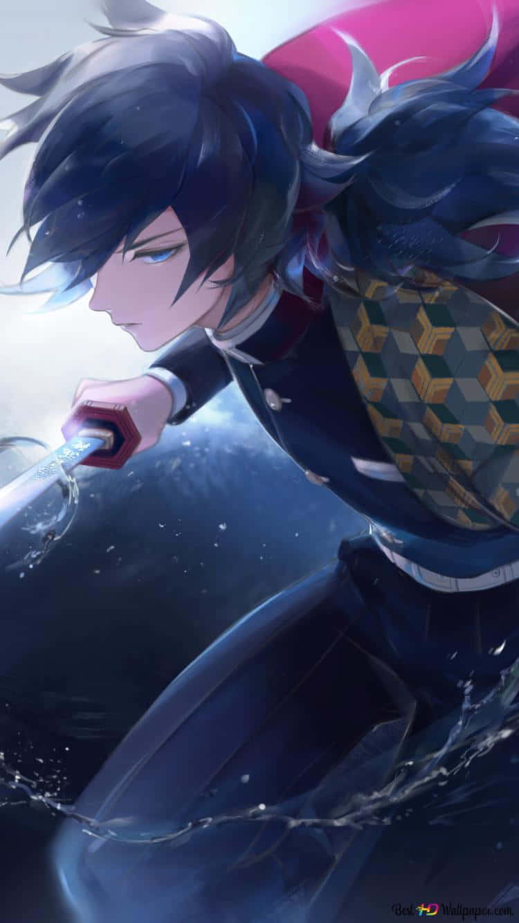 Get Ready To #slayer With A Demon Slayer Iphone 11 Background