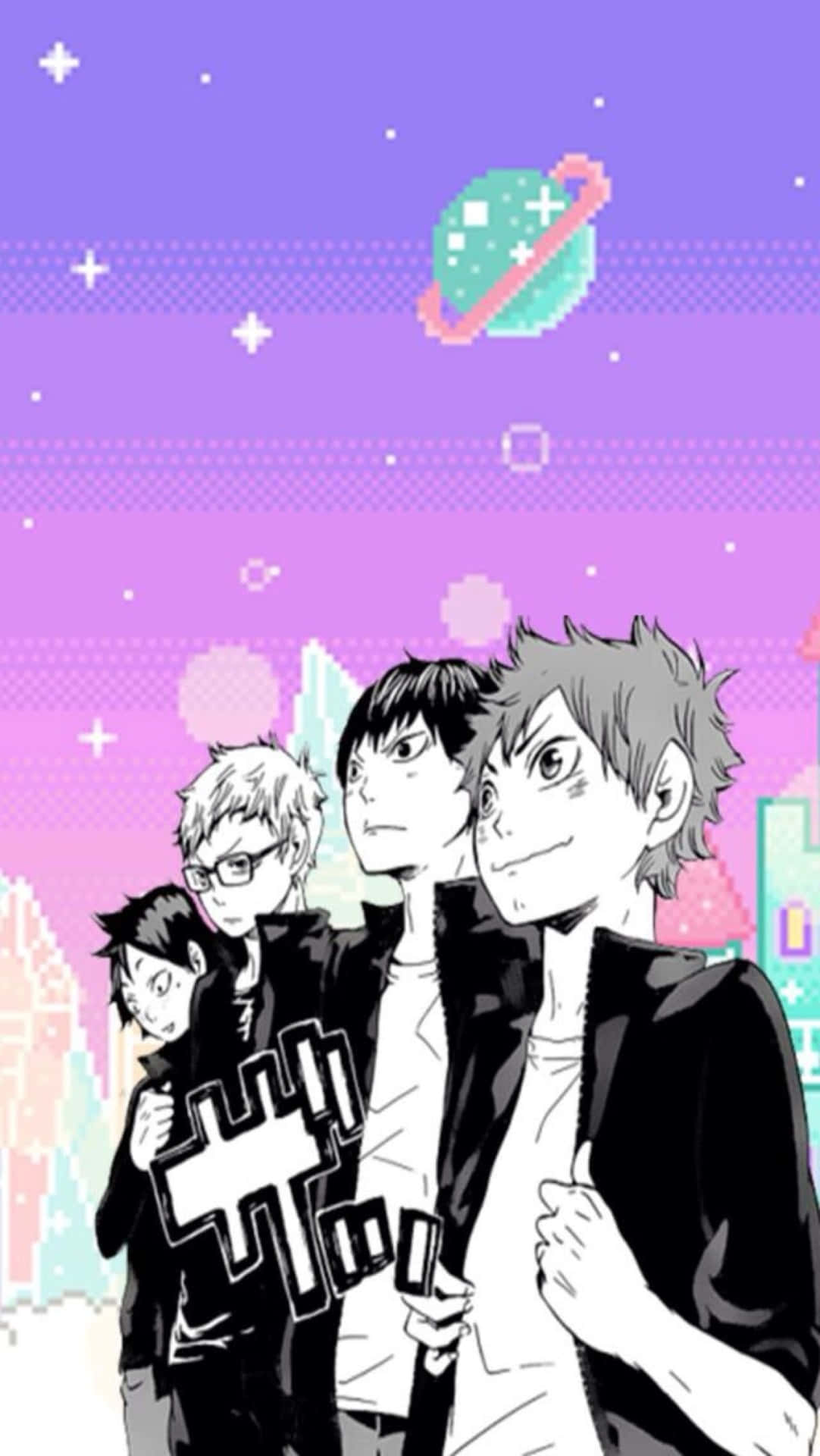 Get Ready To Spike Up Your Phone: Haikyuu Iphone Background