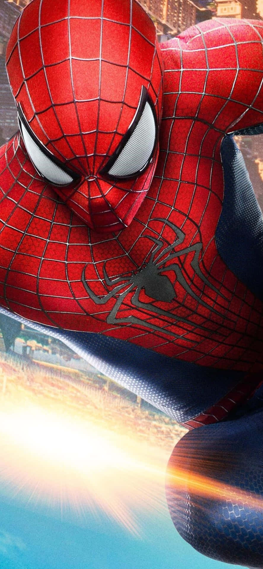 Get Ready To Swing Through The City With The Amazing Spider Man On Your New Iphone! Background