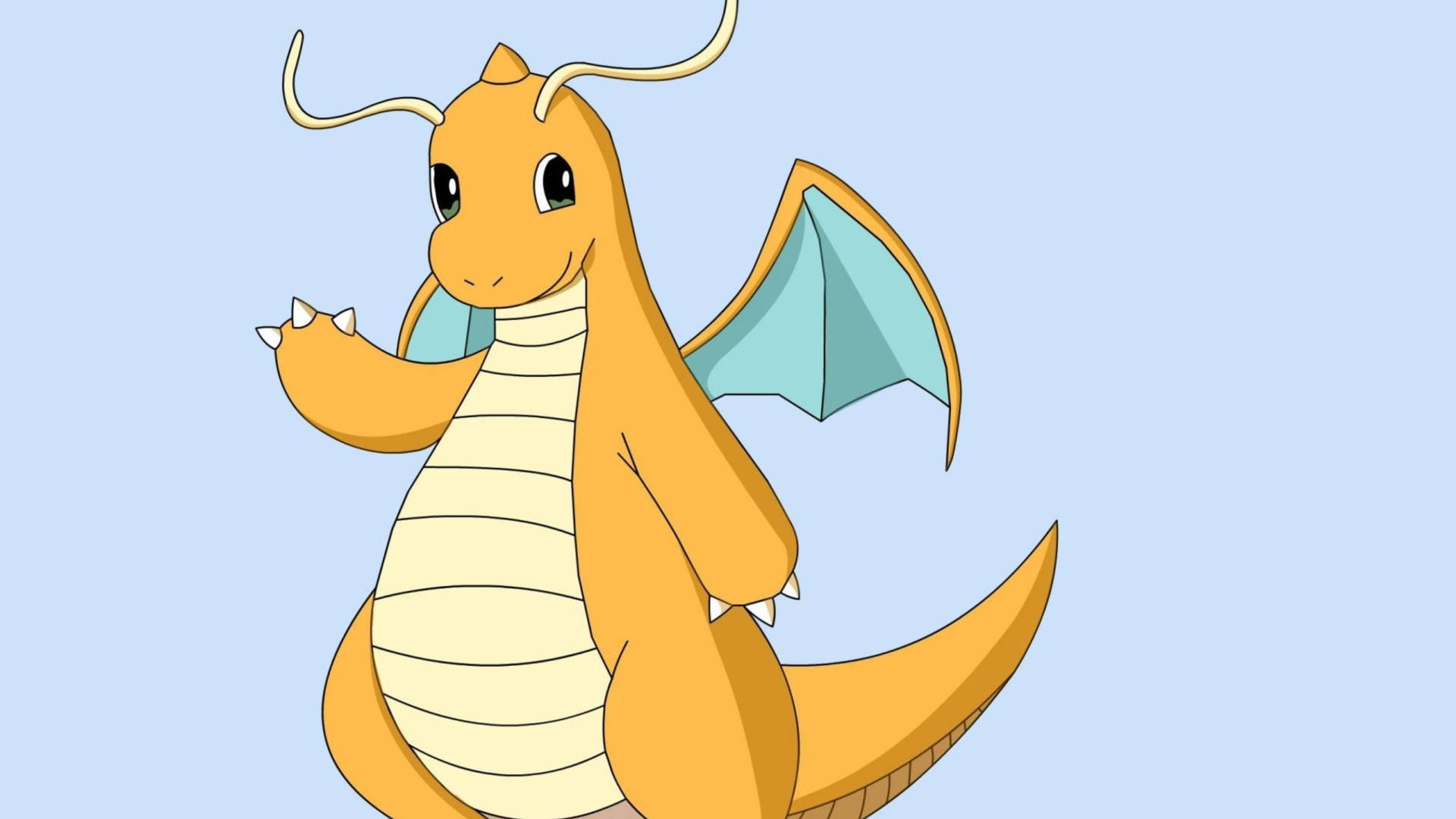 Get Ready To Take Flight With The Incredible Dragonite! Background