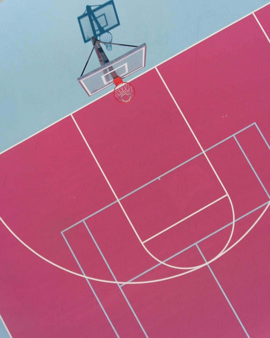 Get Ready To Take On The Competition In Style With A Pink Basketball Background