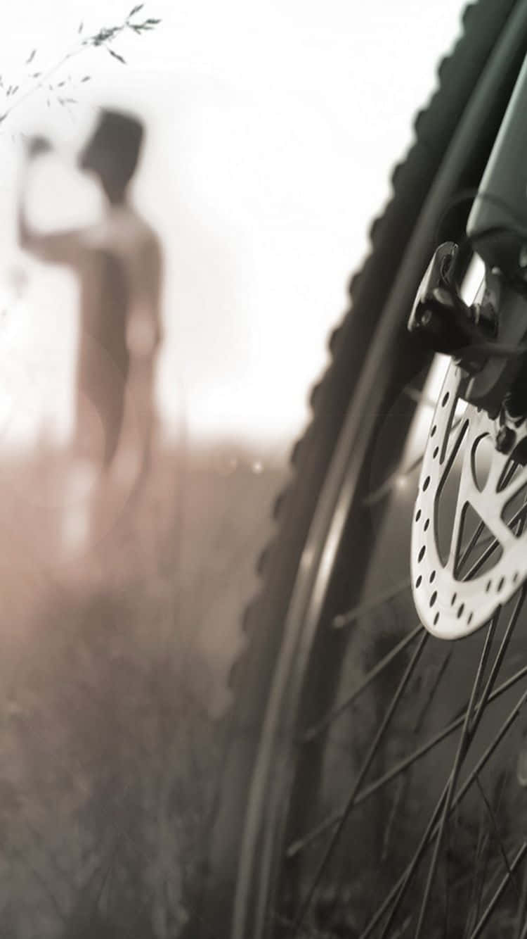 Get Ready To Take On The Trail With A Mountain Bike And Your Iphone Background