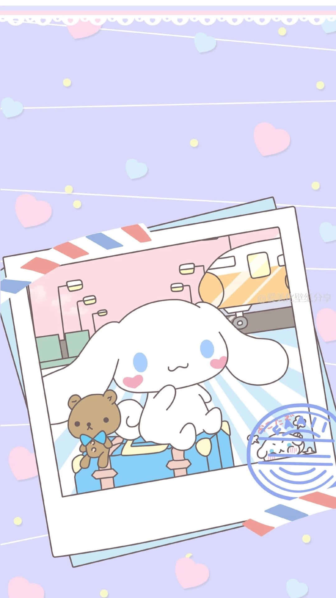 Get Ready To Take Your Day With You Everywhere With The Cinnamoroll Phone! Background