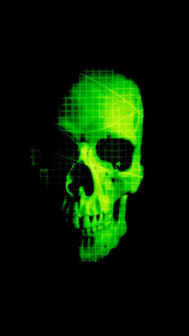 Get Ready To Talk On The Skull Phone Background