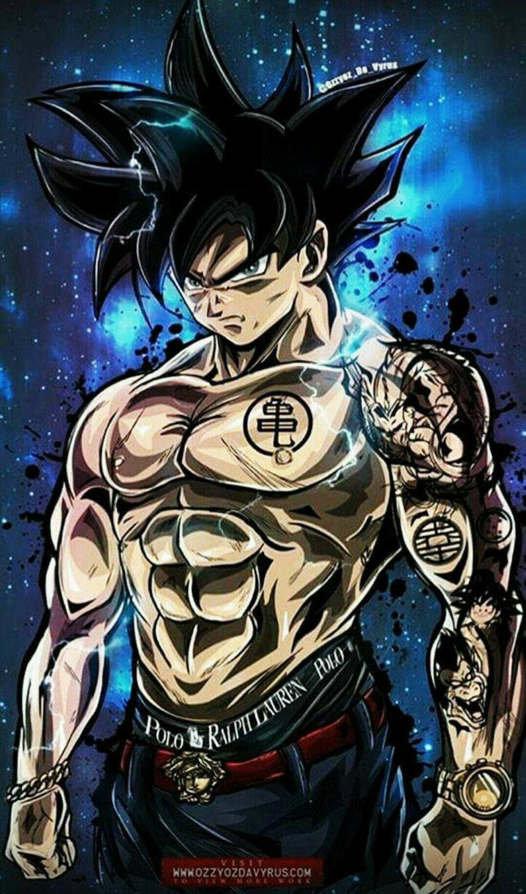 Get Ready To Unlock Your Inner Power With Goku Swag Background