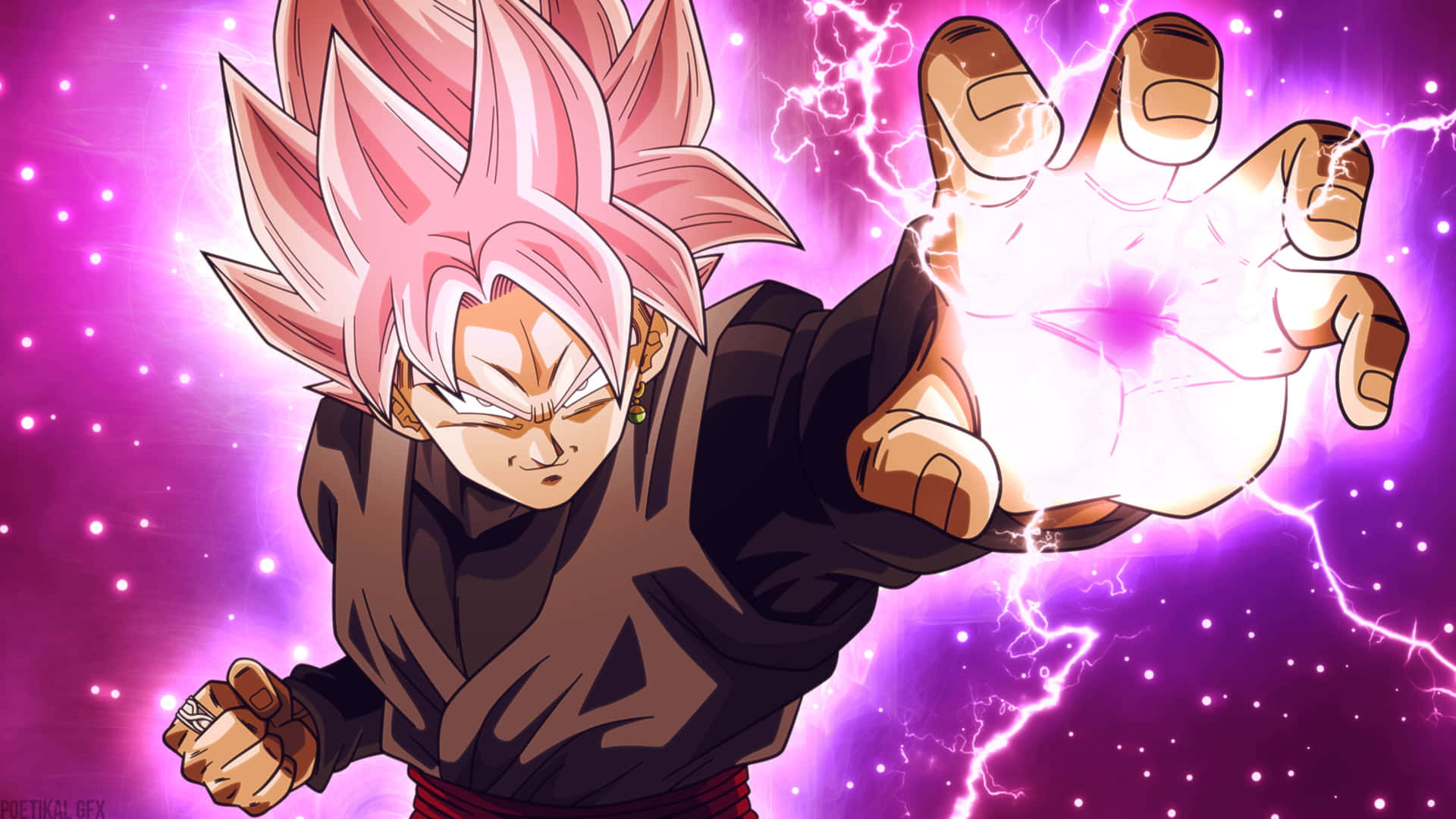 Get Ready To Witness The Powers Of Goku Black In 4k Background