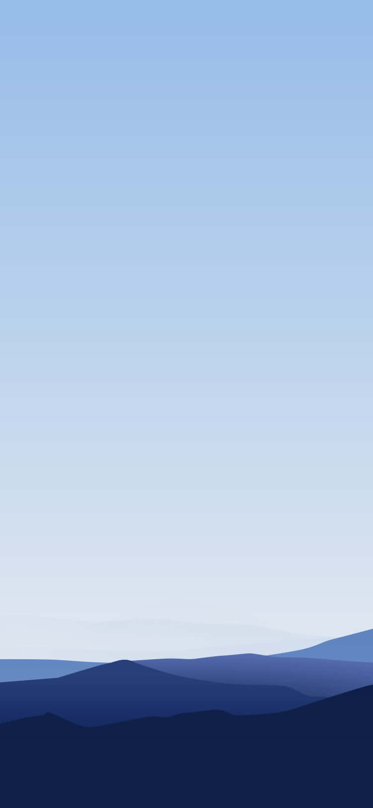Get Simple, Get Blue. Upgrade Your Phone With The Simple Blue Iphone Background