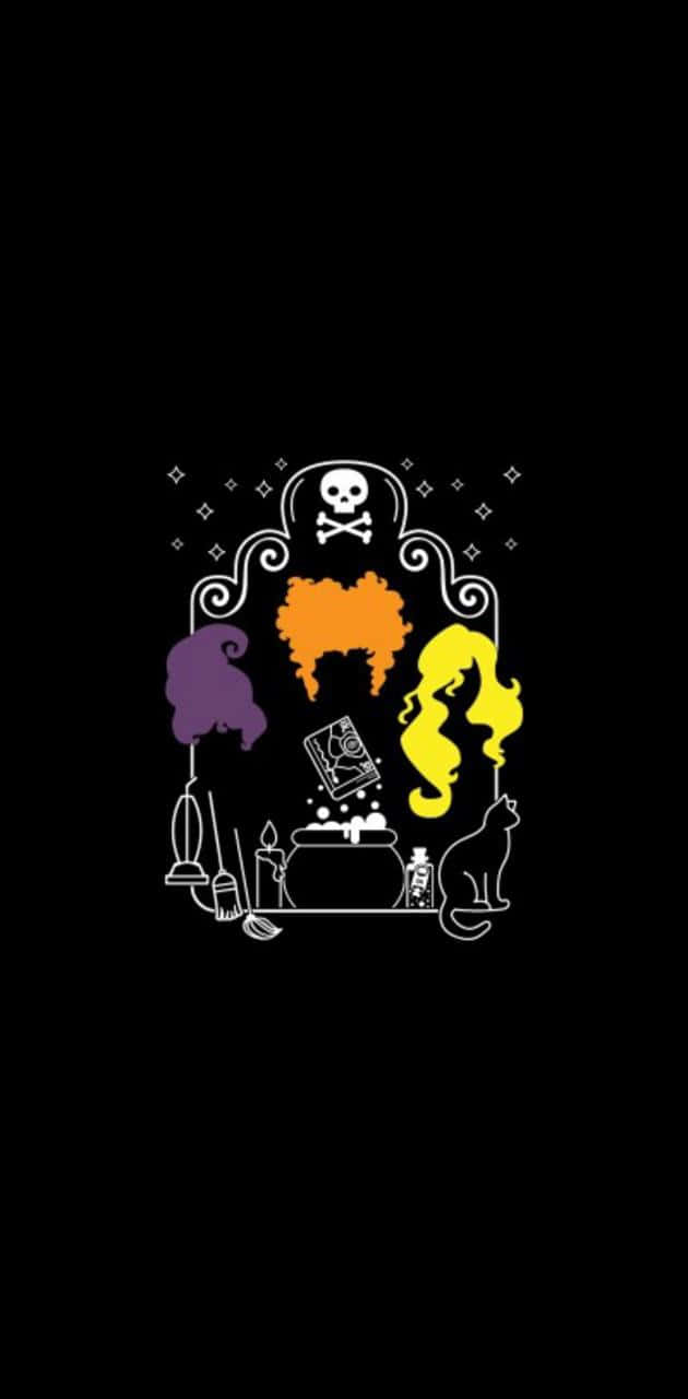 Get Spooky With This Hocus Pocus Iphone Wallpaper