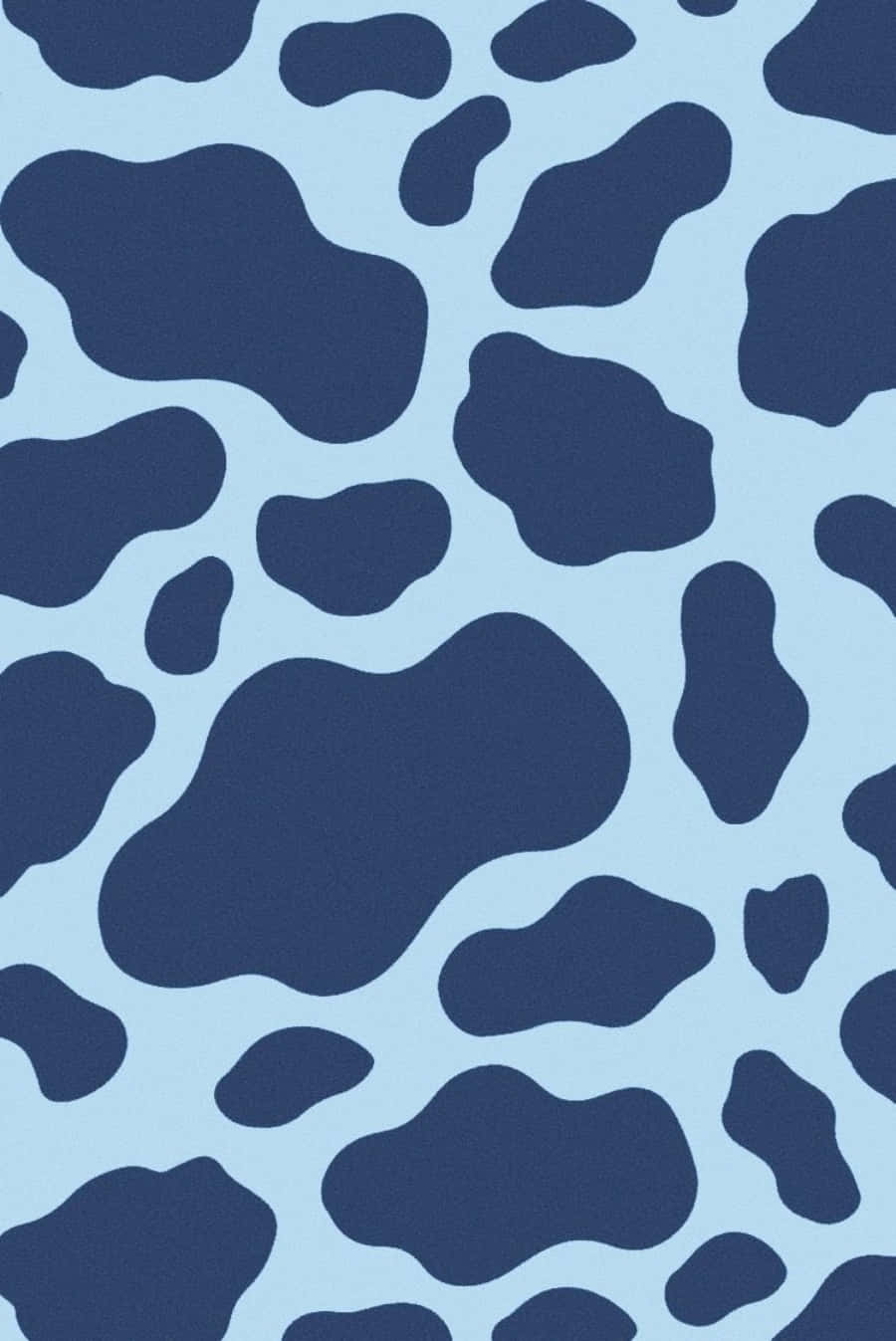 Get Spotted In Style With Blue Cow Print Background