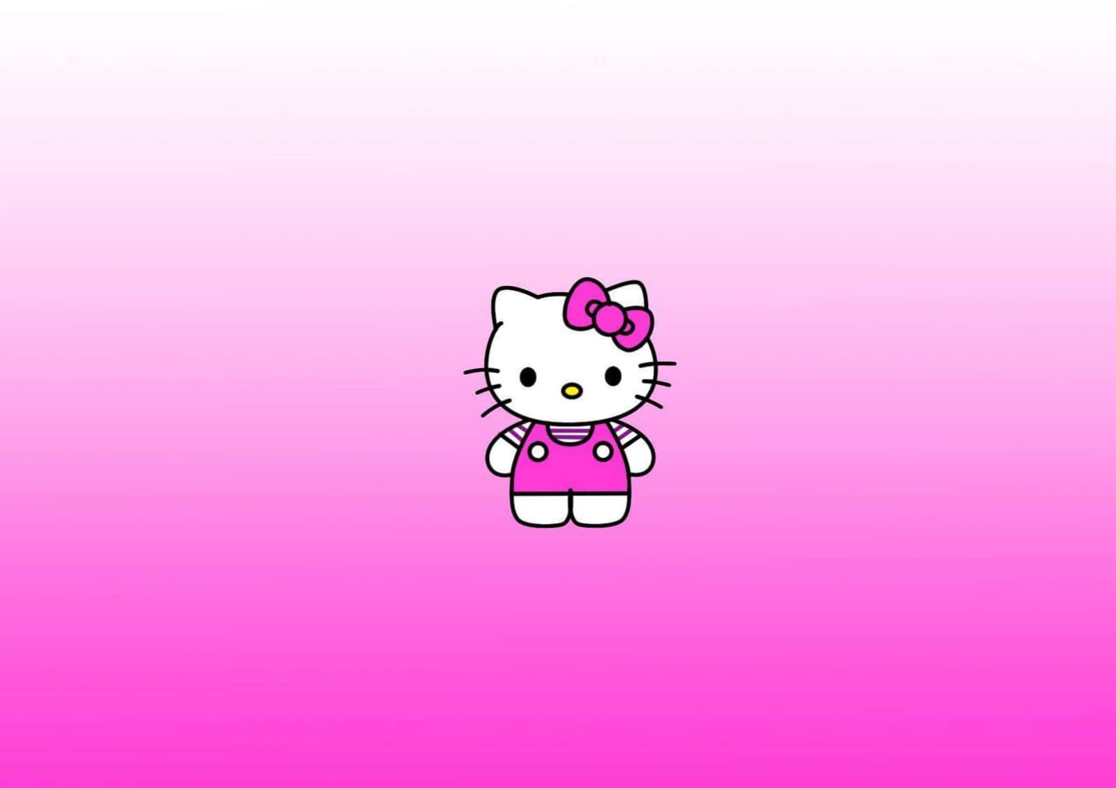 Get Supercharged With This Cute And Professional Hello Kitty Inspired Laptop Background