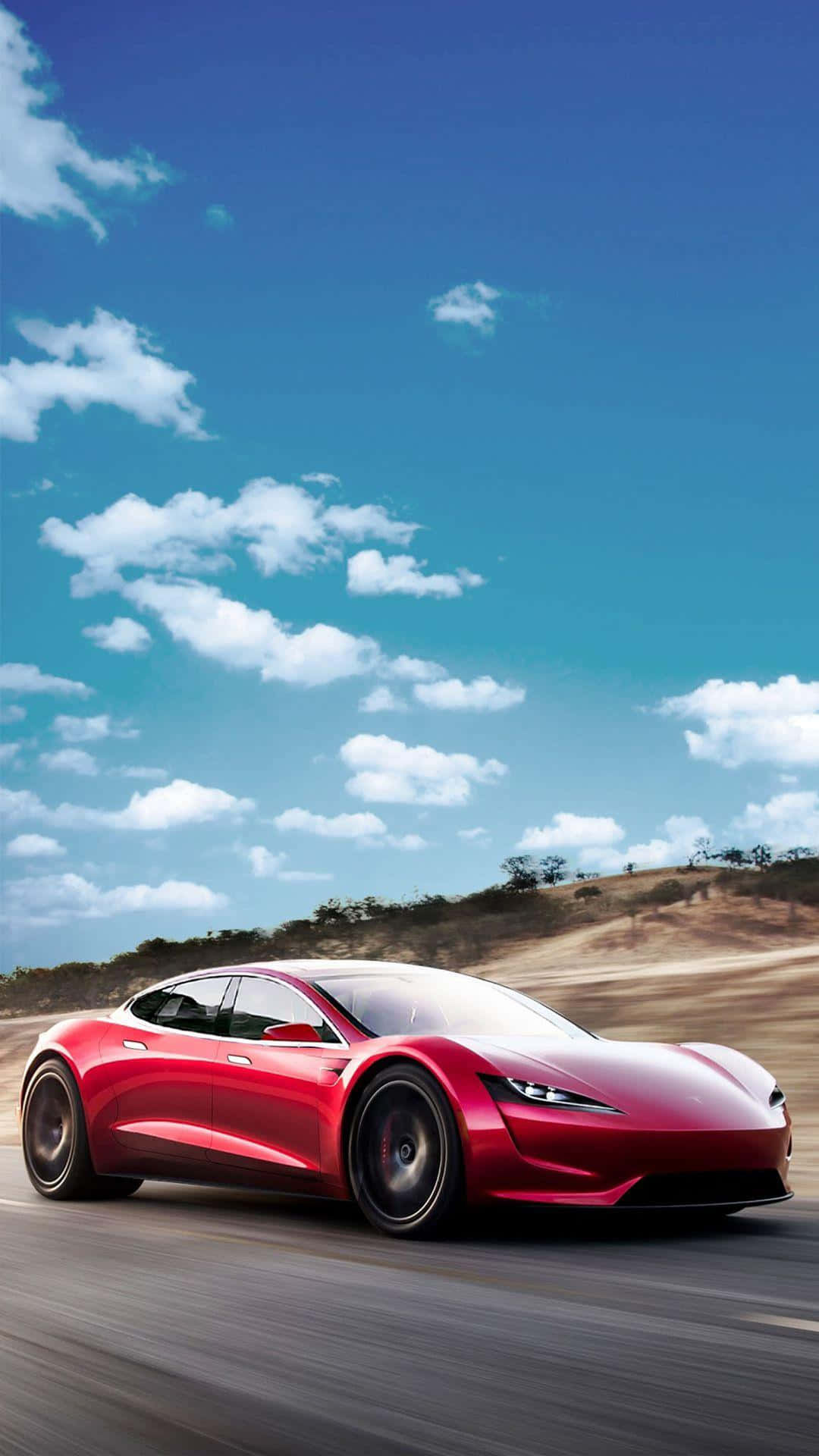 Get Technology On The Go With The Tesla Iphone Background