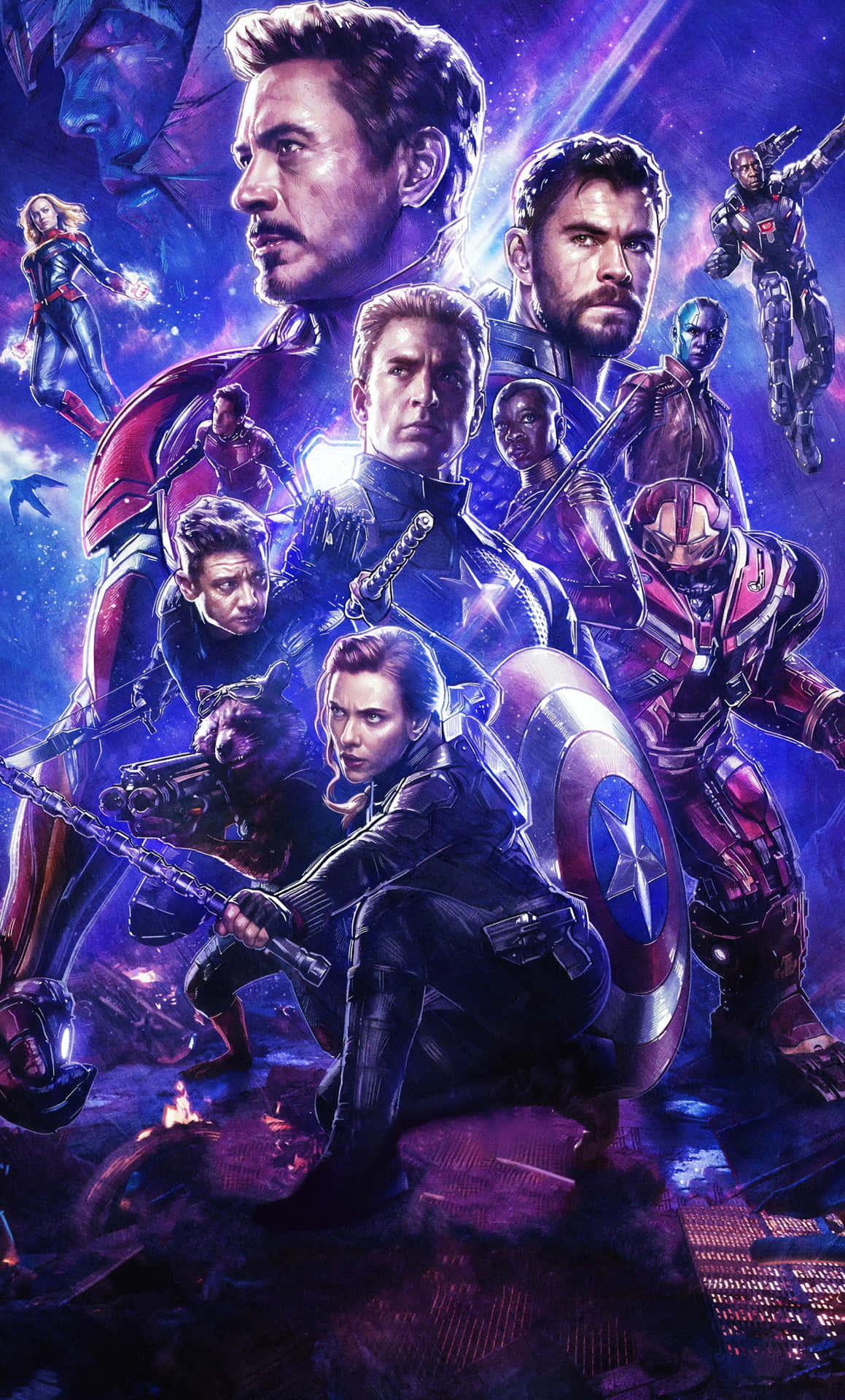 Get The Avengers Endgame Look On Your Iphone Background