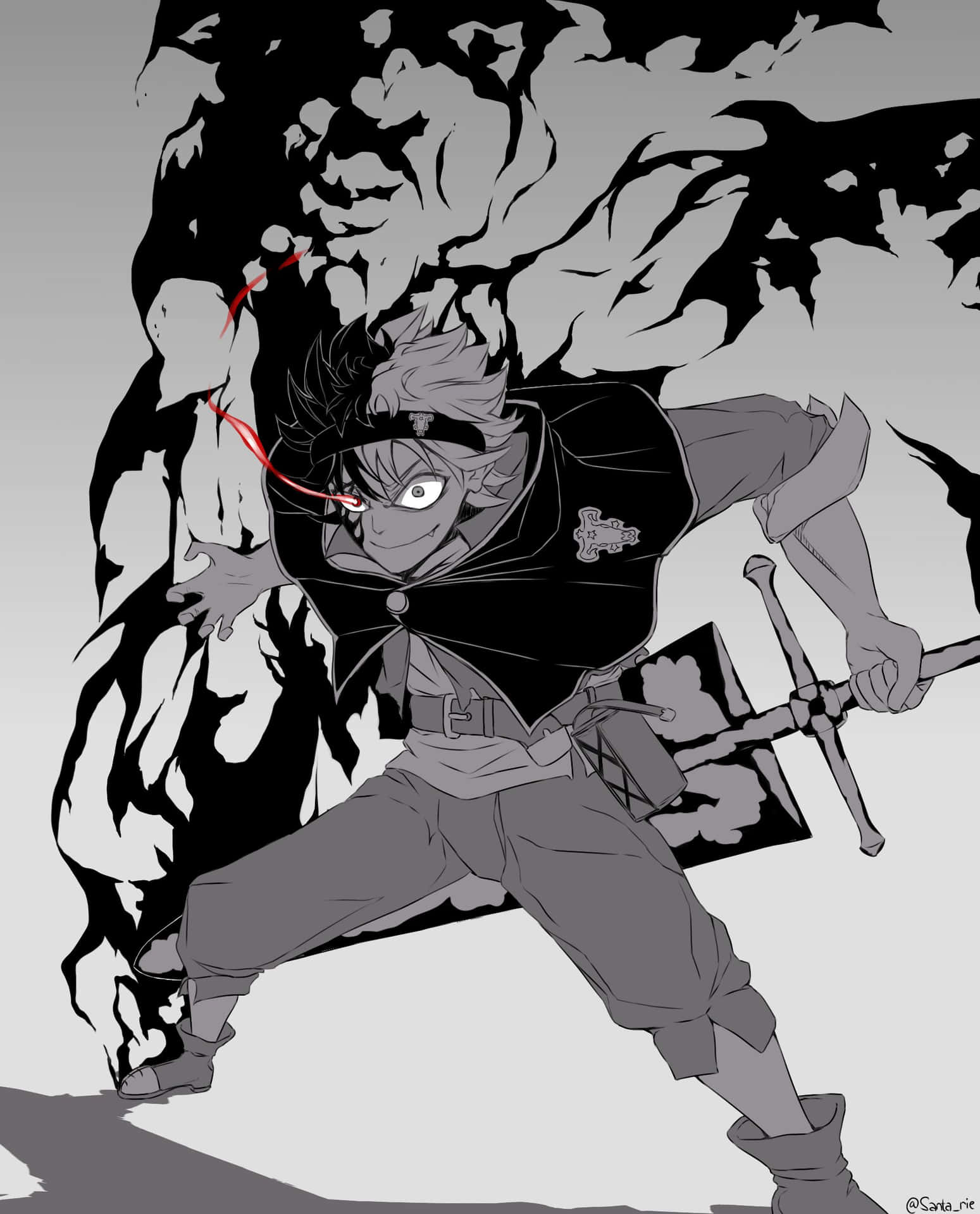 Get The Best Of Black Clover On Your Iphone Background
