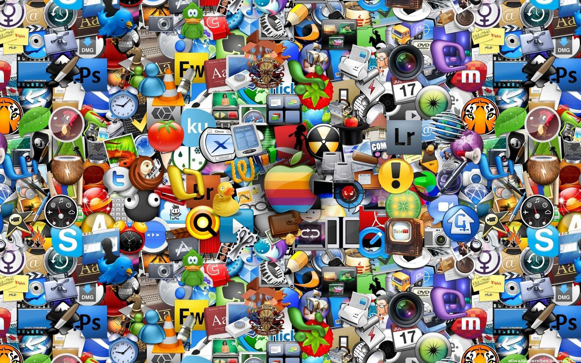 Get The Best Of Both Worlds: Macbook Collage Background