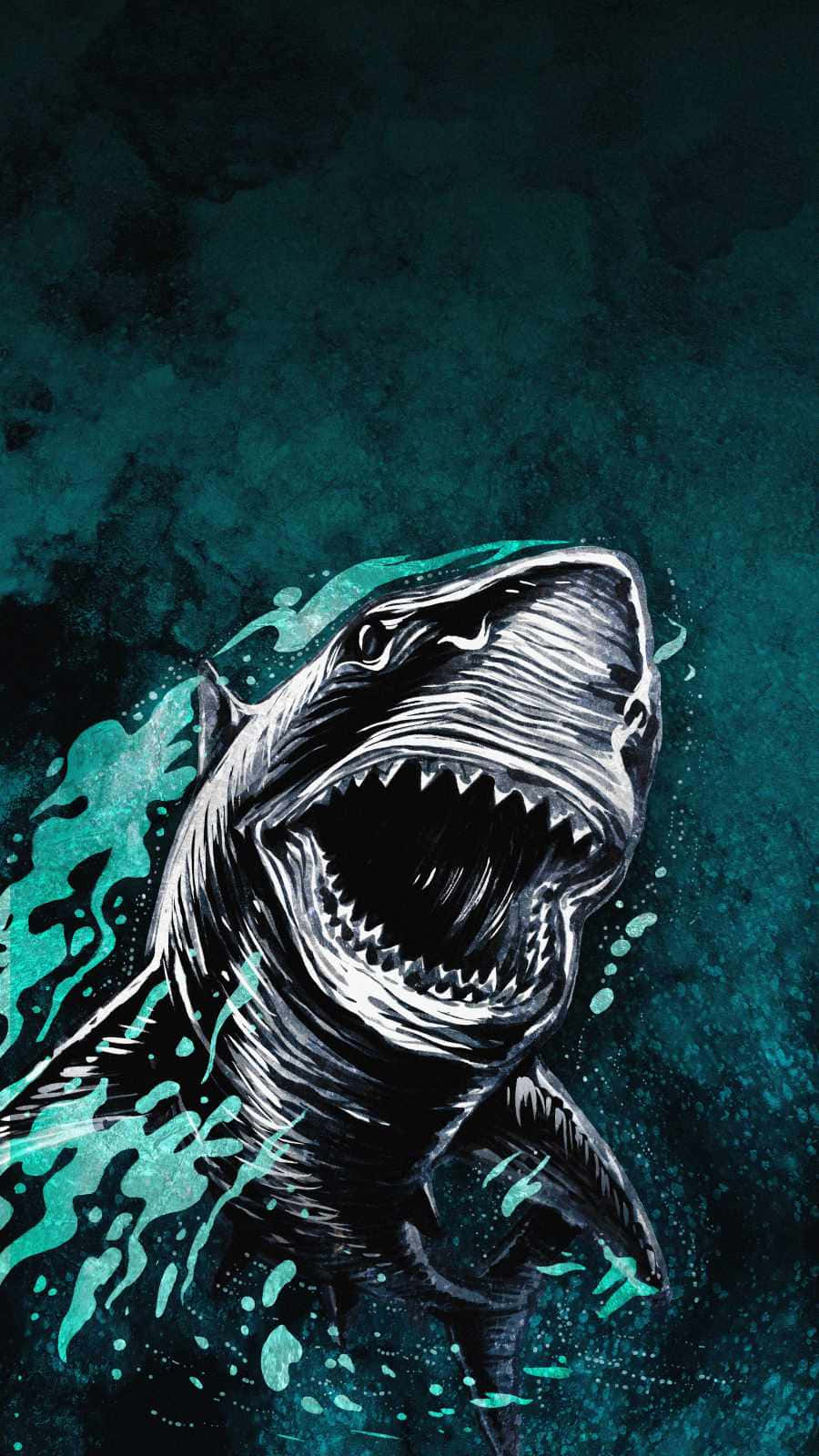 Get The Coolest Look With Cool Shark Background