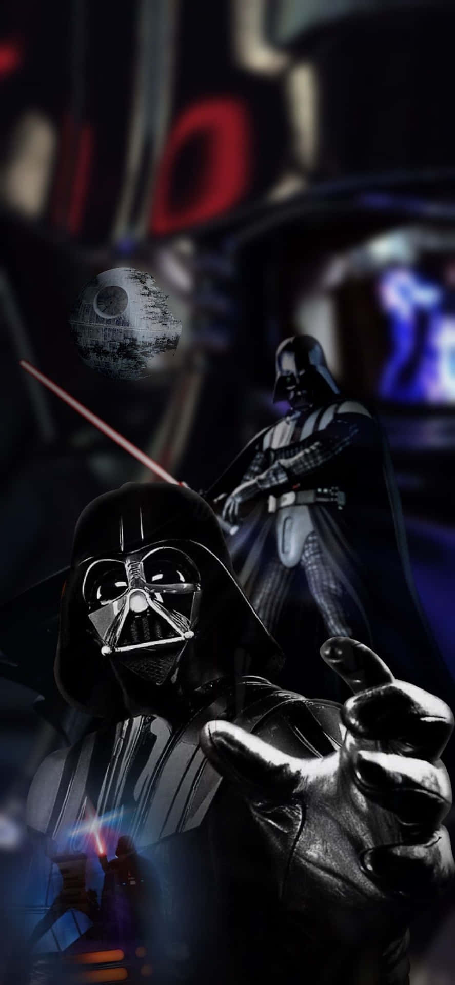 Get The Dark Side Look With The Darth Vader Iphone Background