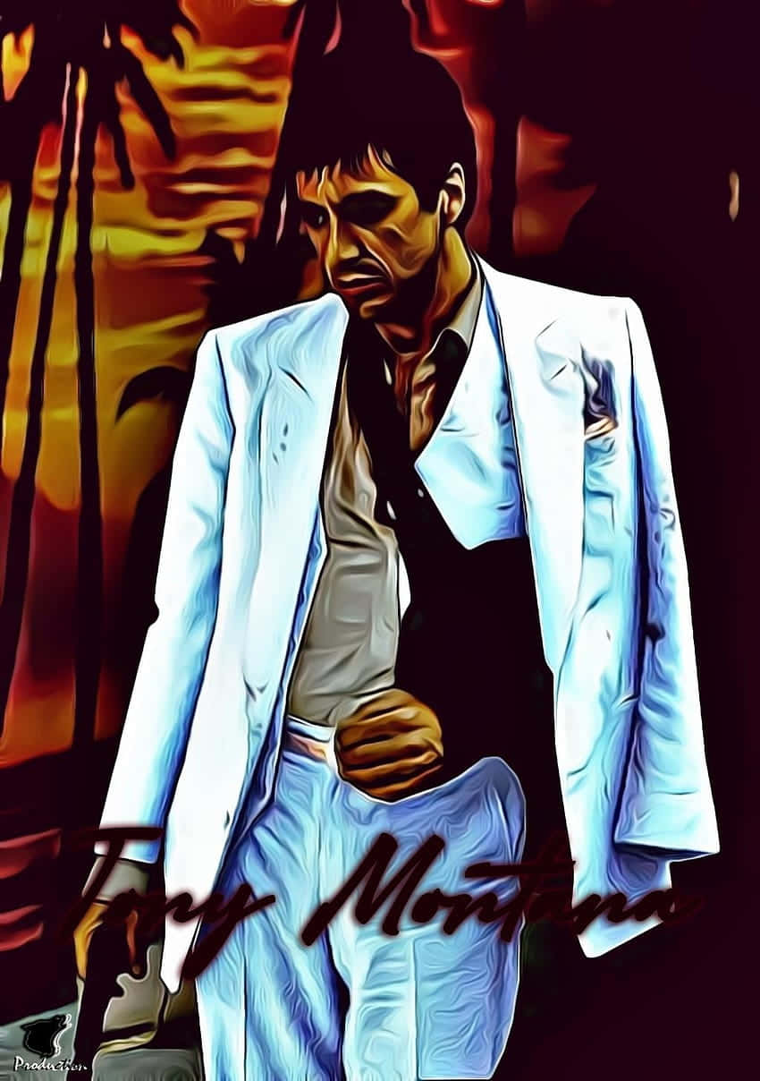 Get The Gangster Swag With The Scarface Iphone Background