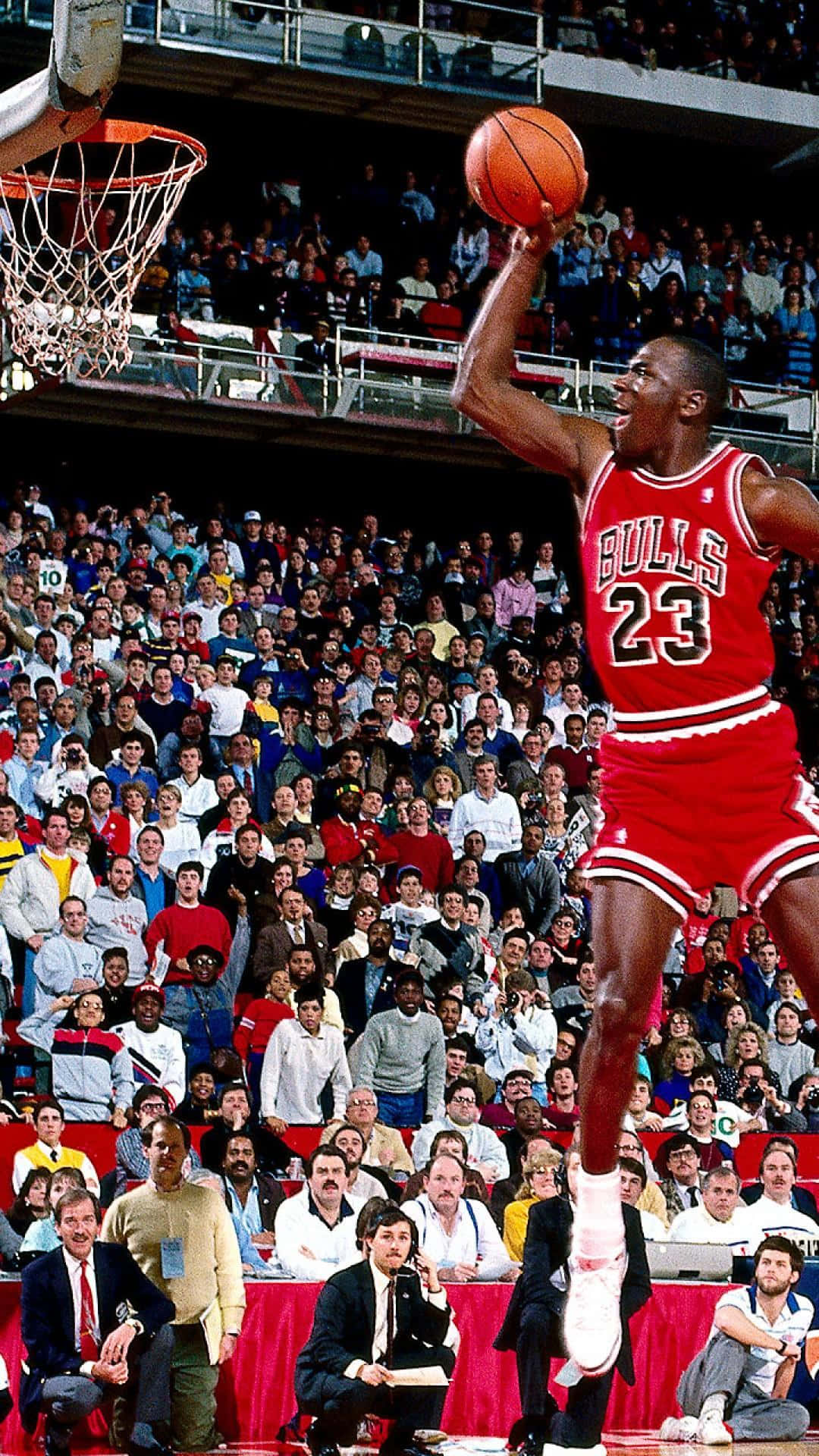 Get The Iconic Athlete's Look With Michael Jordan's Iphone Background
