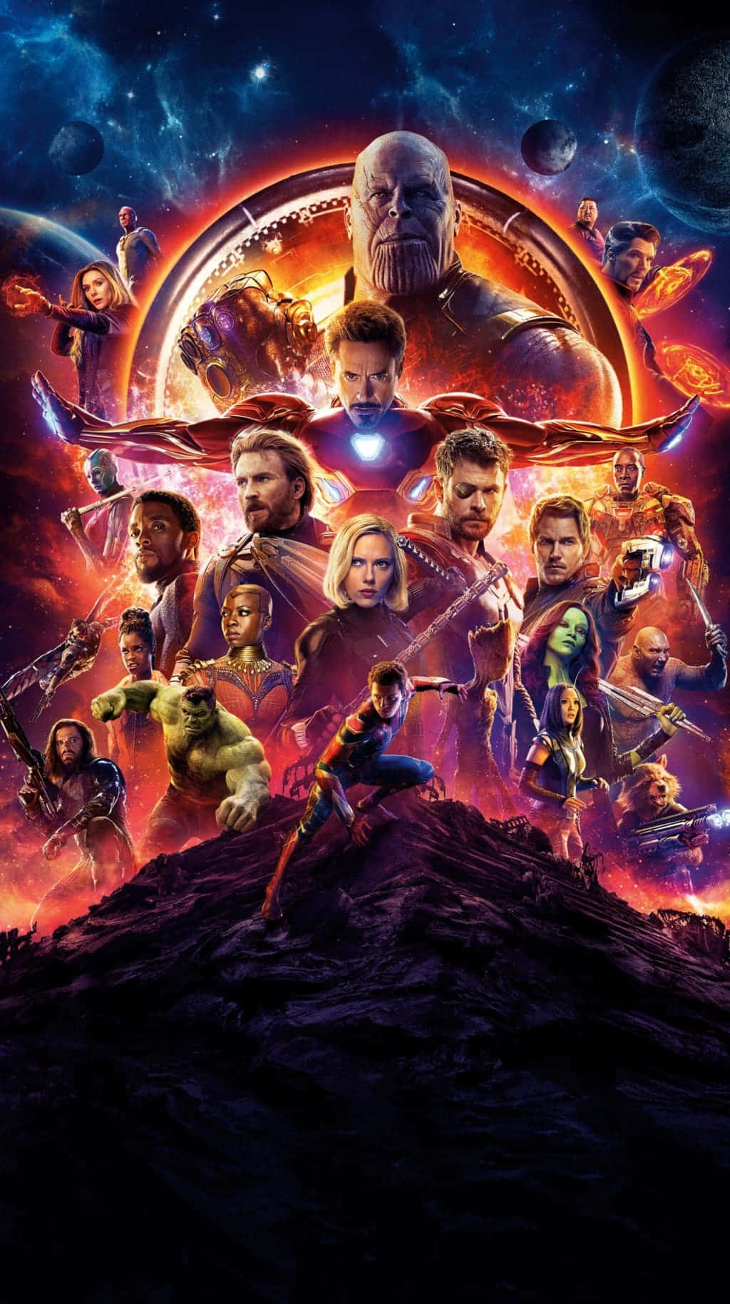 Get The Latest Avengers Technology In Your Pocket With The All-new Modern Avengers Iphone Background