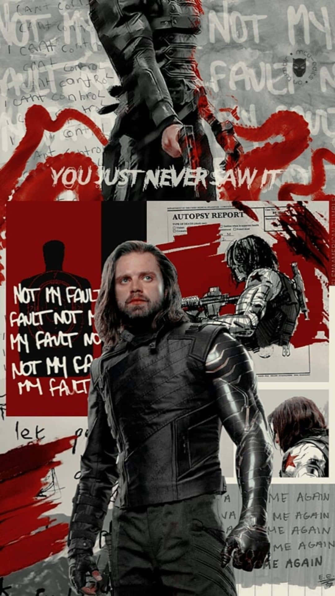 Get The Latest Bucky Barnes Iphone Background