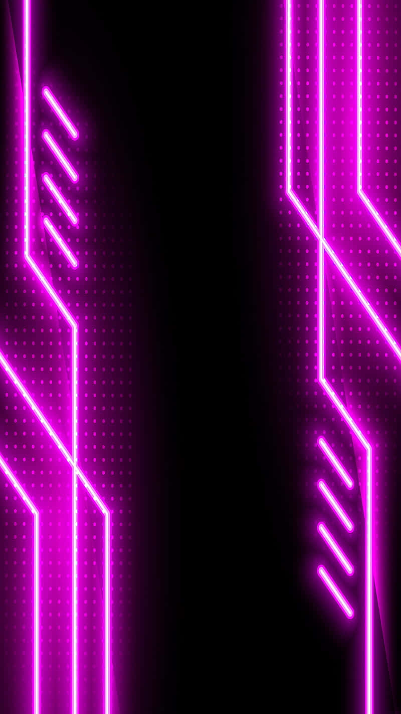 Get The Latest Computing Experience With Purple Neon Aesthetic Computer. Background