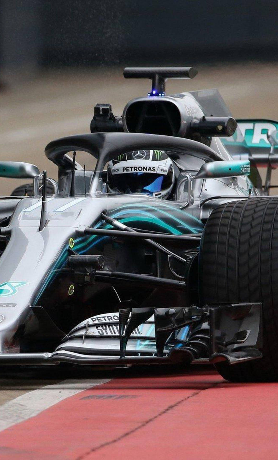 Get The Latest Mercedes F1 Technology On Your Iphone Background