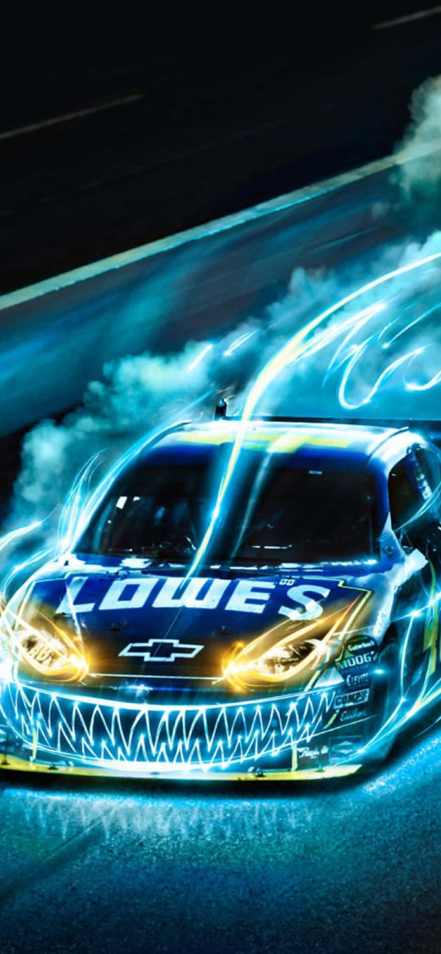 Get The Latest Nascar Updates On Your Iphone Background