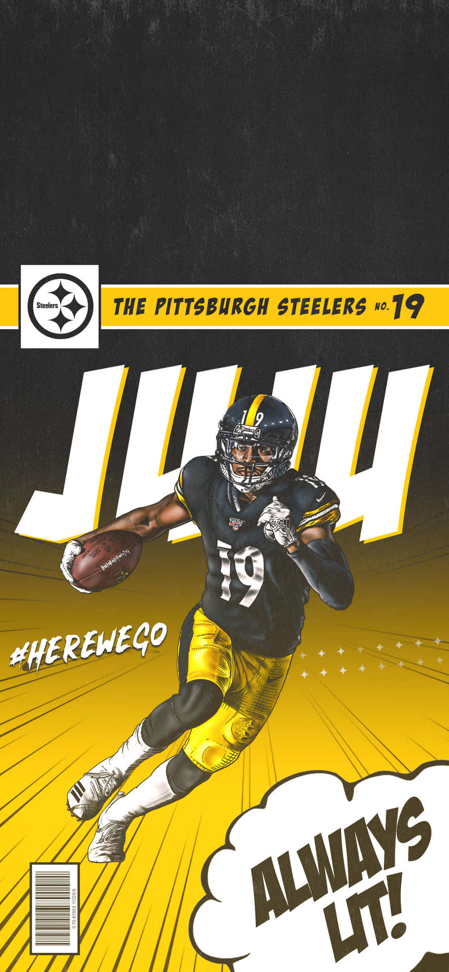 Get The Latest Steelers News, Stats, And Highlights On Your Phone With A Steelers Iphone Wallpaper Background