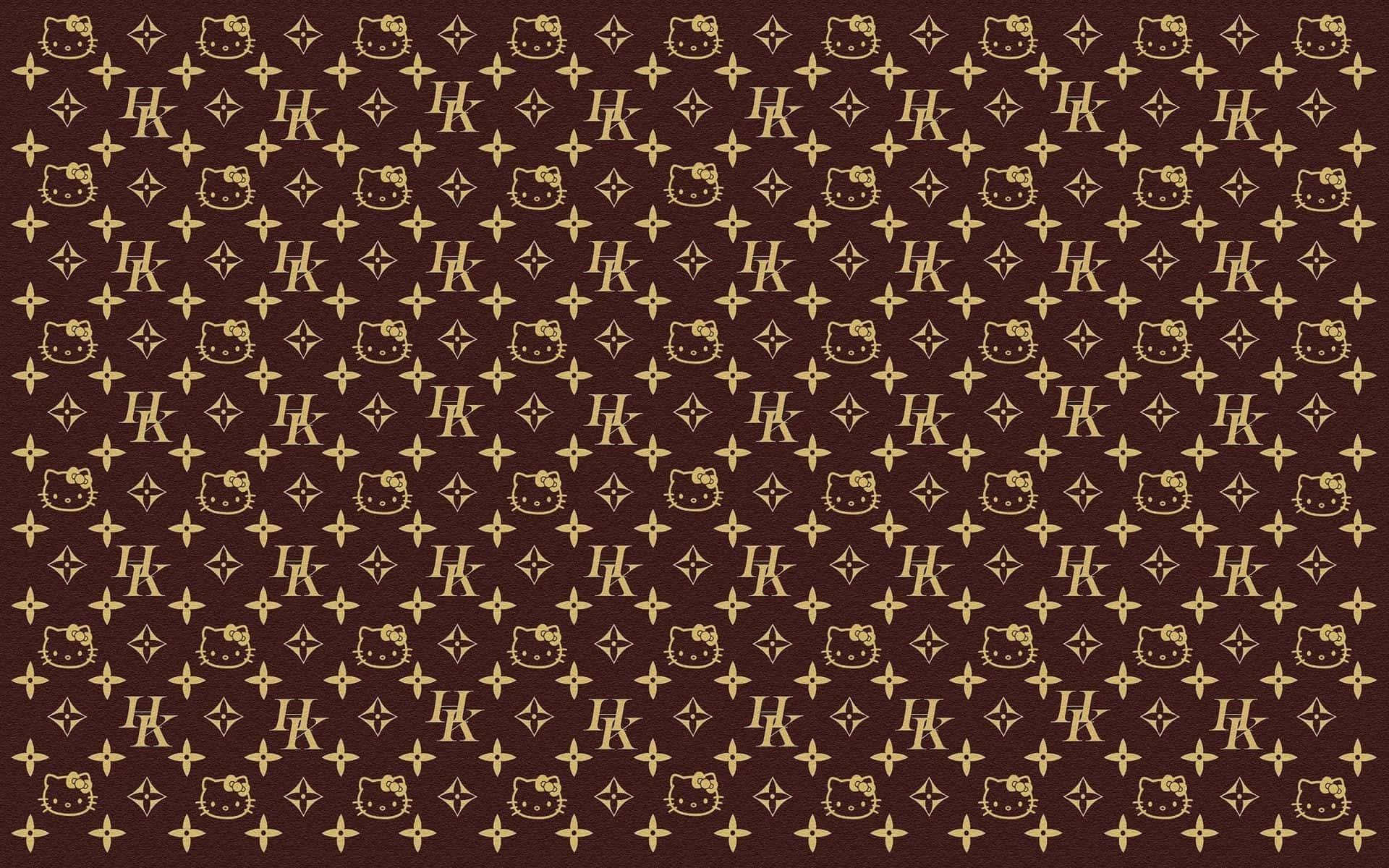 Get The Luxurious Look And Feel Of Louis Vuitton On Your Desktop With This Sophisticated Wallpaper Background