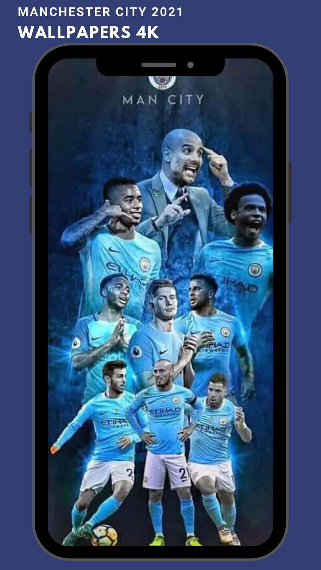 Get The Manchester City Look With Your Iphone Background