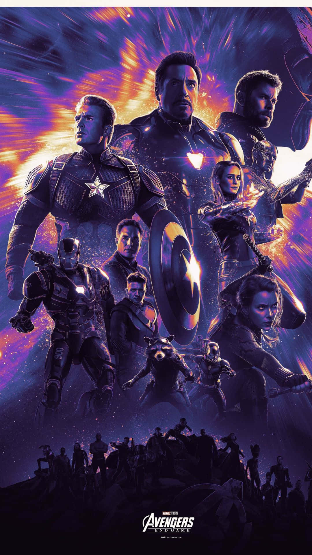 Get The Marvelous Avengers: Endgame Wallpaper On Your Iphone! Background