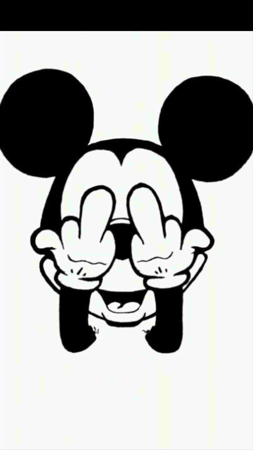 Get The Mickey Phone: The Official Black Mouse Phone Background