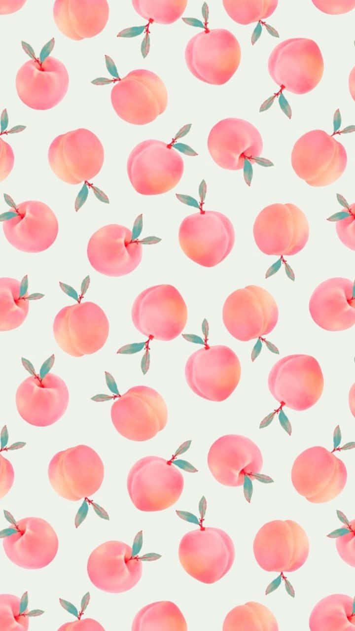 Get The Peach Iphone Now! Background