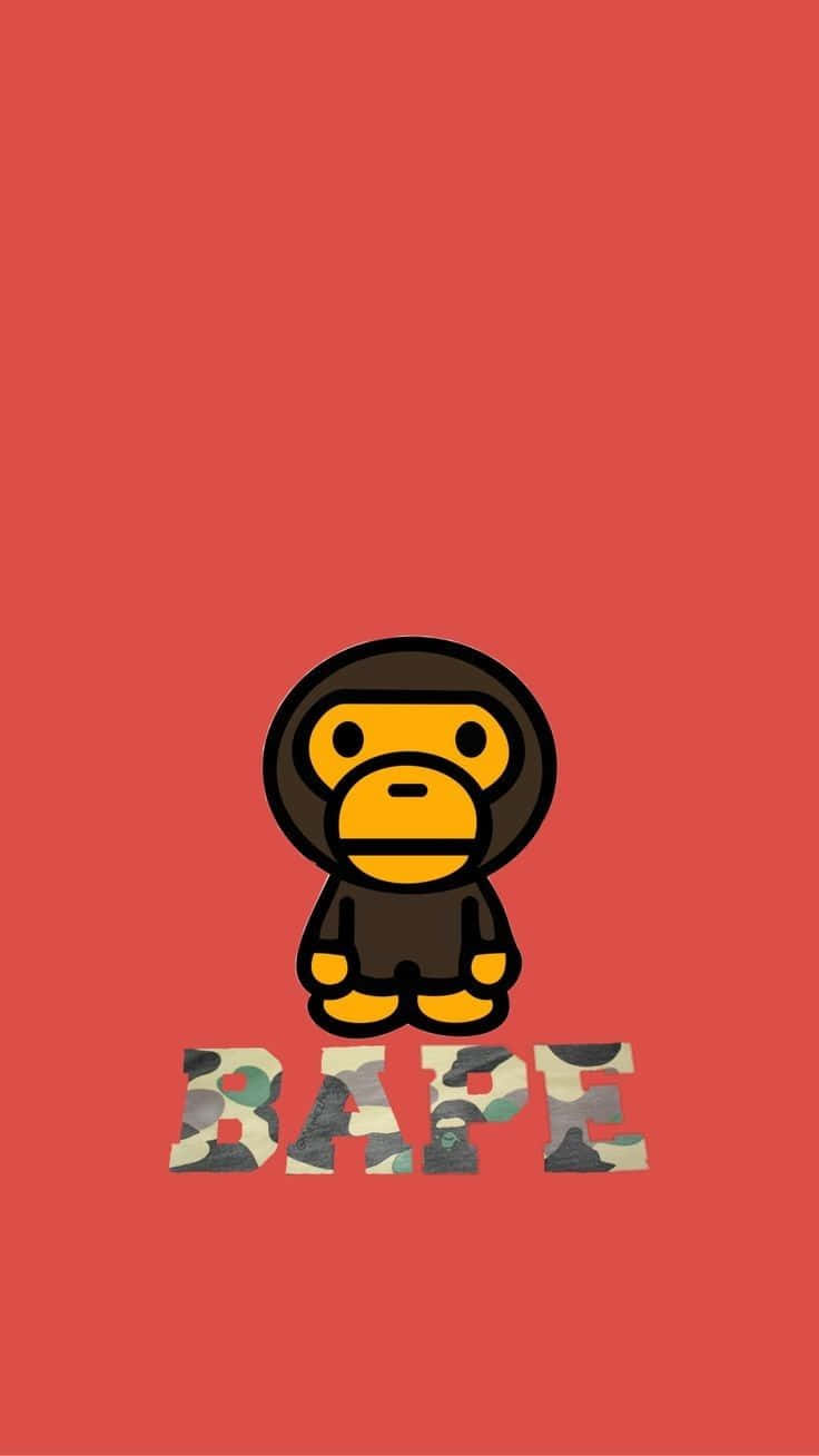 Get The Perfect Combination Of Style And Sophistication With The Bape Iphone 6 Background