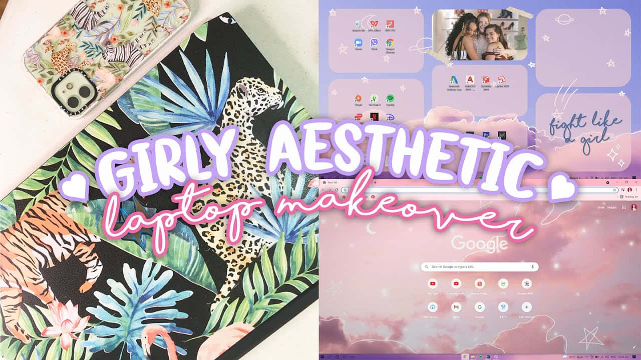 Get The Perfect Girly Laptop For All Your Needs Background