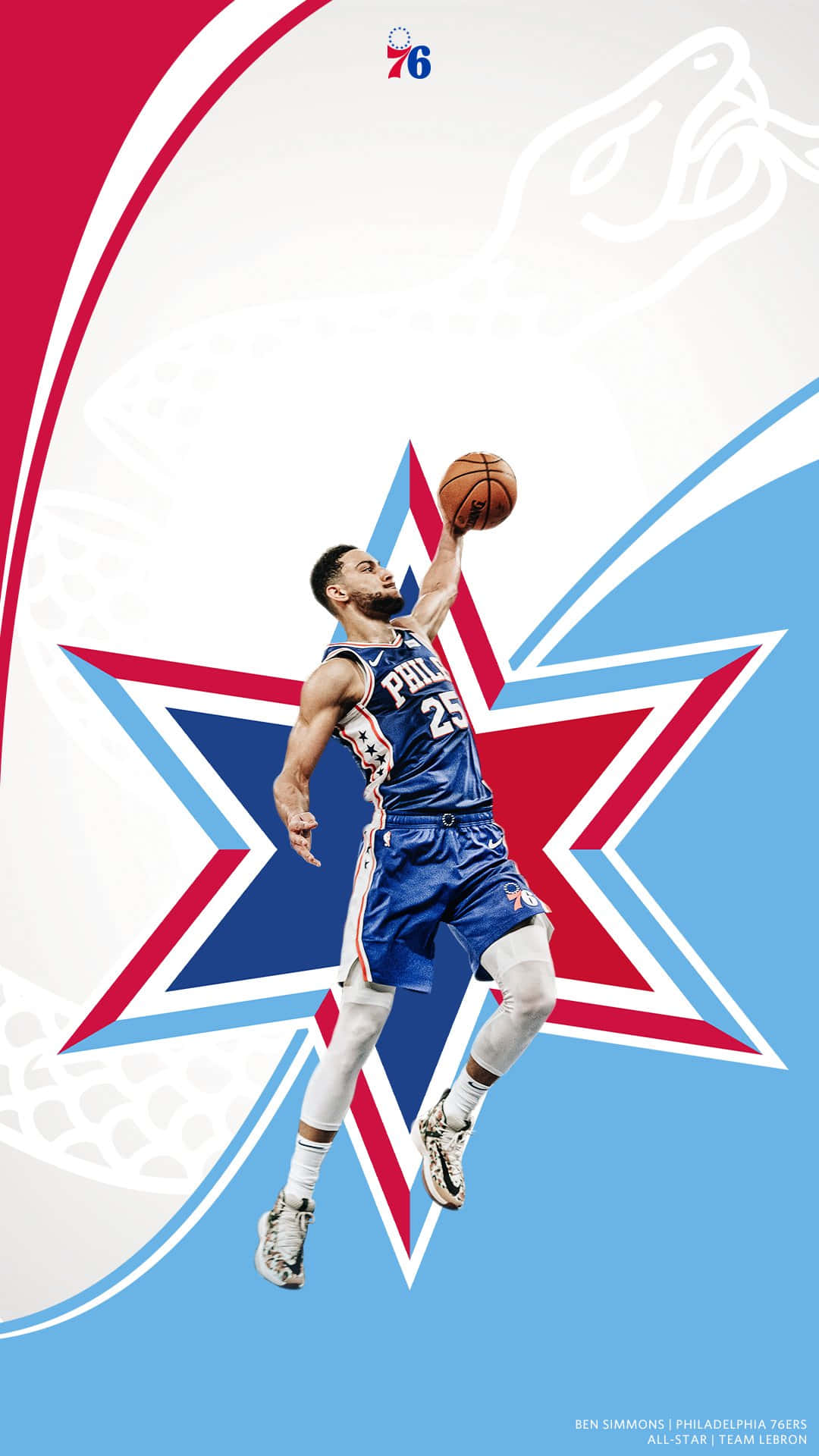 Get The Philadelphia 76ers Logo On Your Iphone! Background