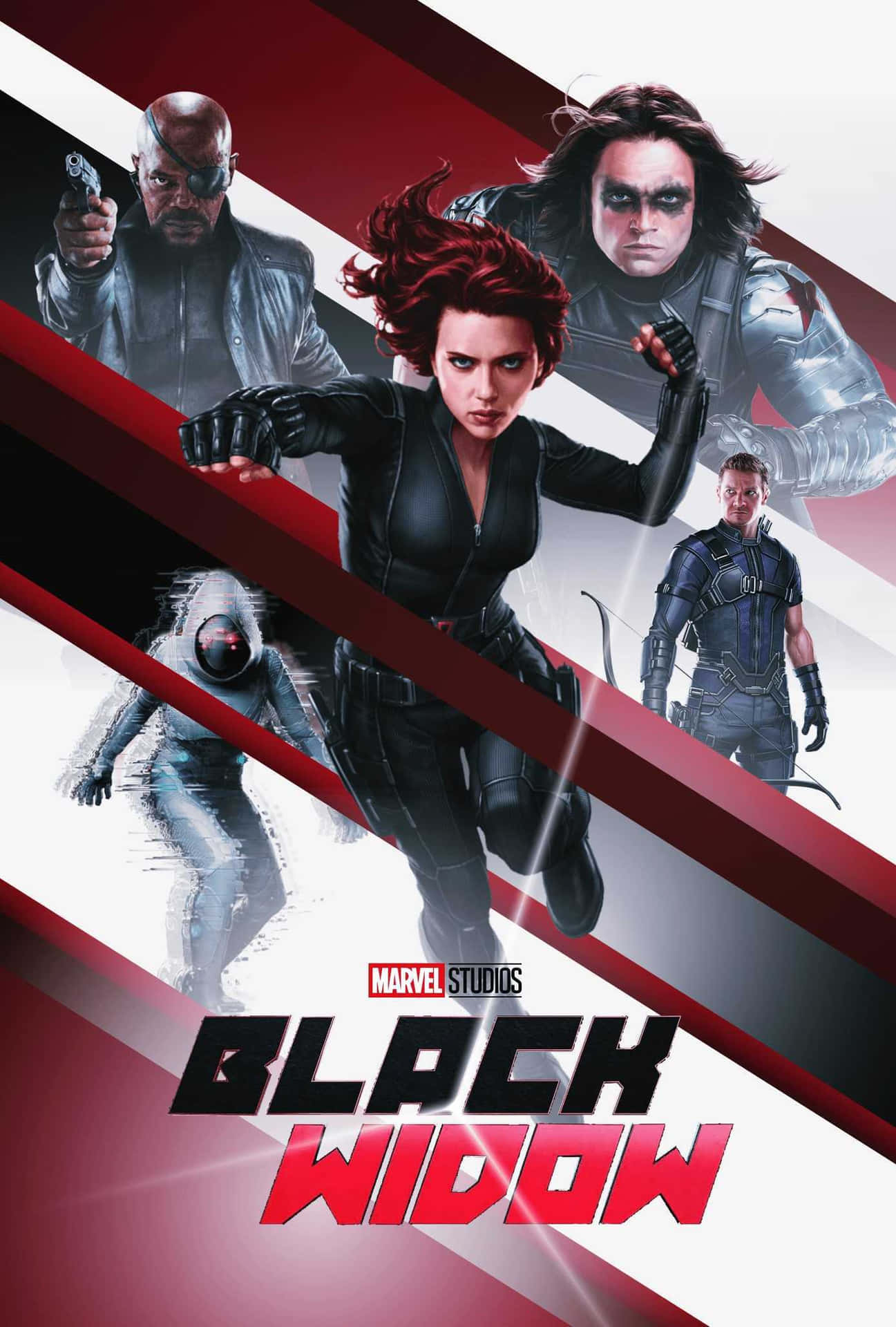 Get The Power Of Black Widow In This Advanced Iphone Background