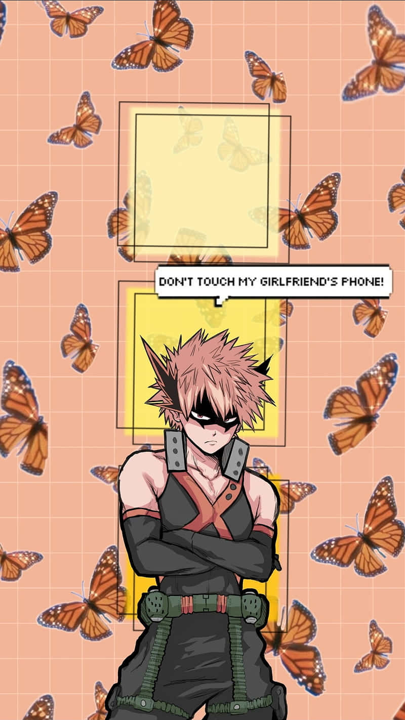 Get The Powerful And Stylish Bakugo Phone. Background